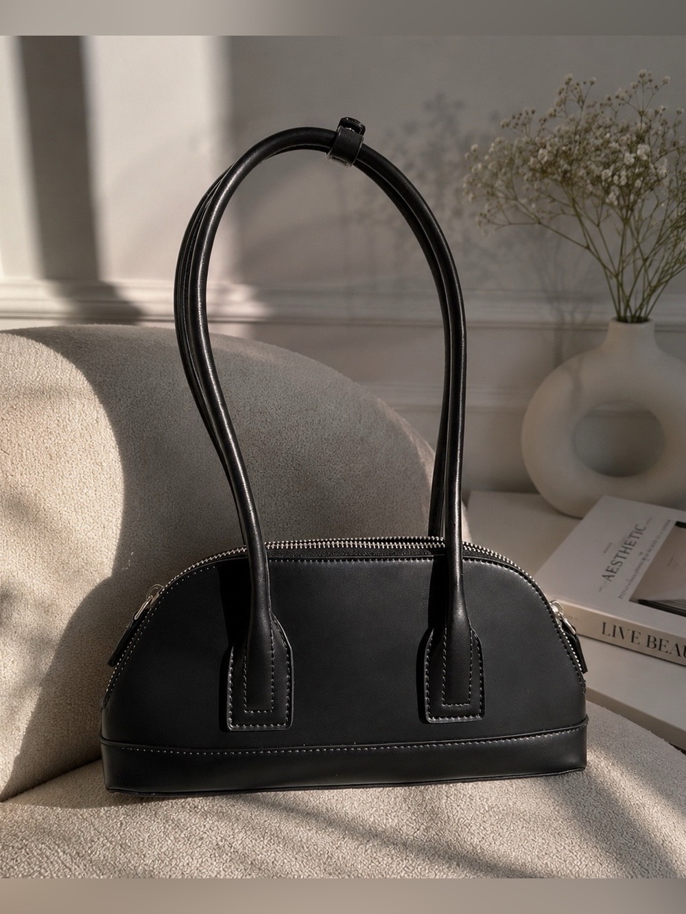 New Zara minimal shoulder bag